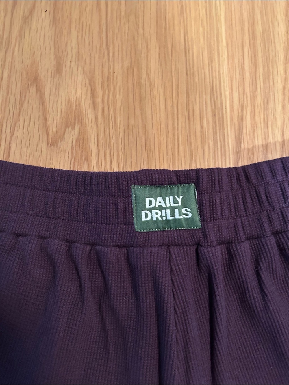 Daily Drills x Driscoll's Daily Thermal + Resort Shorts Set - Plum Size M/L NWT - Picture 9 of 15